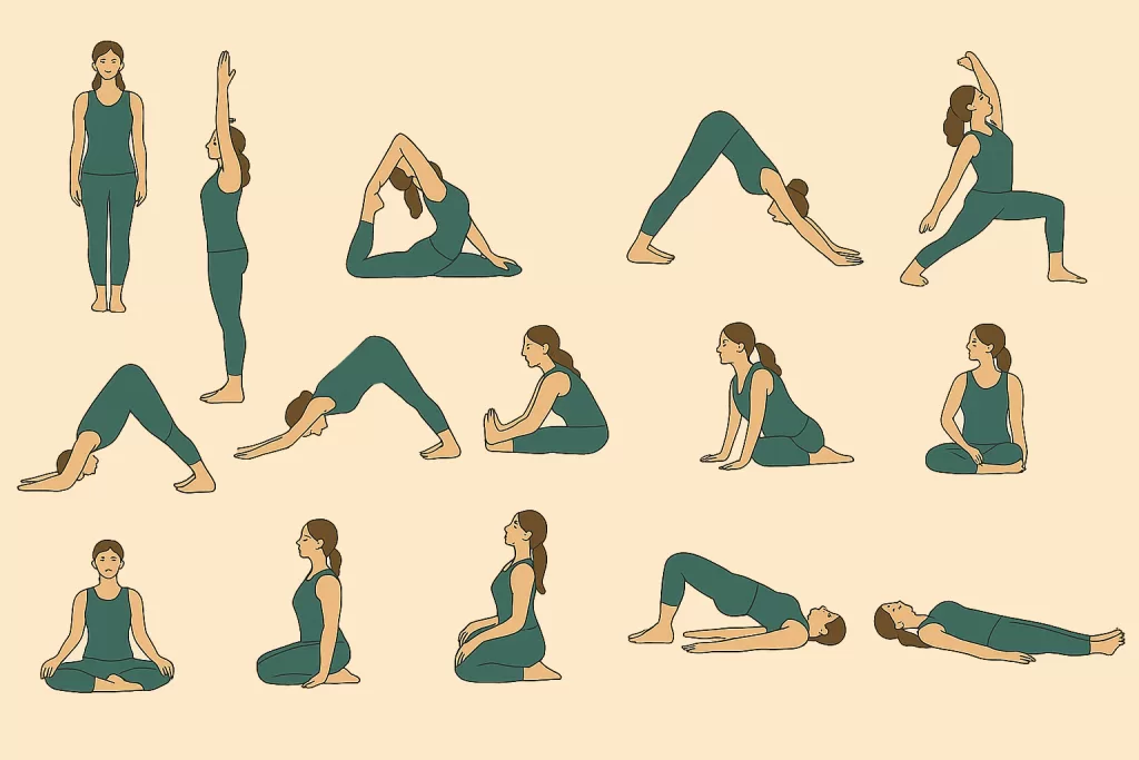 Hatha Yoga posturas